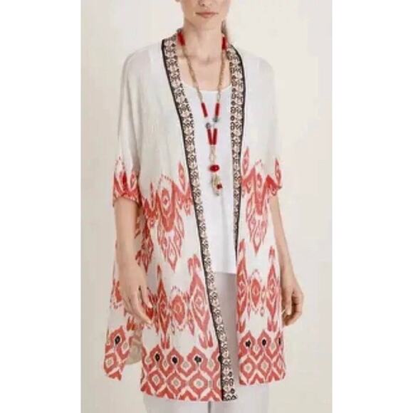 Chico’s Beachcomber Cardi Kimono Sweater XL - Picture 2 of 9